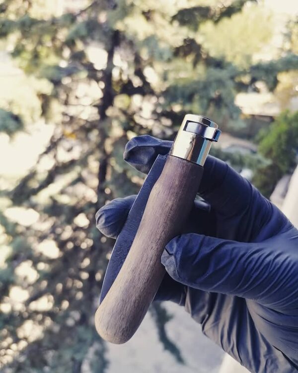 Ahşap Saplı Damascus Çakı