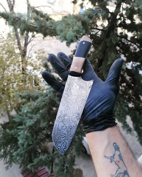 Japon Tarzı Damascus Mutfak Bıçağı