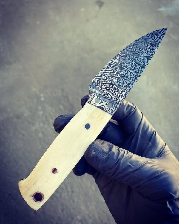 Damascus Balçaklı Zarif Av Bıçağı