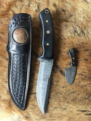 Damascus Bıçak ve Mini Yardımcı Bıçak
