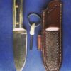 Damascus Avcı Bıçağı, Deri Kılıf ve Ateş Başlatıcı Seti