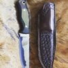 El Yapımı Deri Kılıflı Avcı Bıçağı