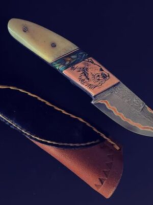 Dünyada CuMascus adıyla bilinen bakır katmanlı damascus Çelik