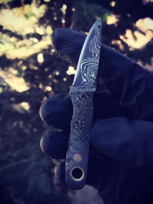 Desenli Mini Bıçak