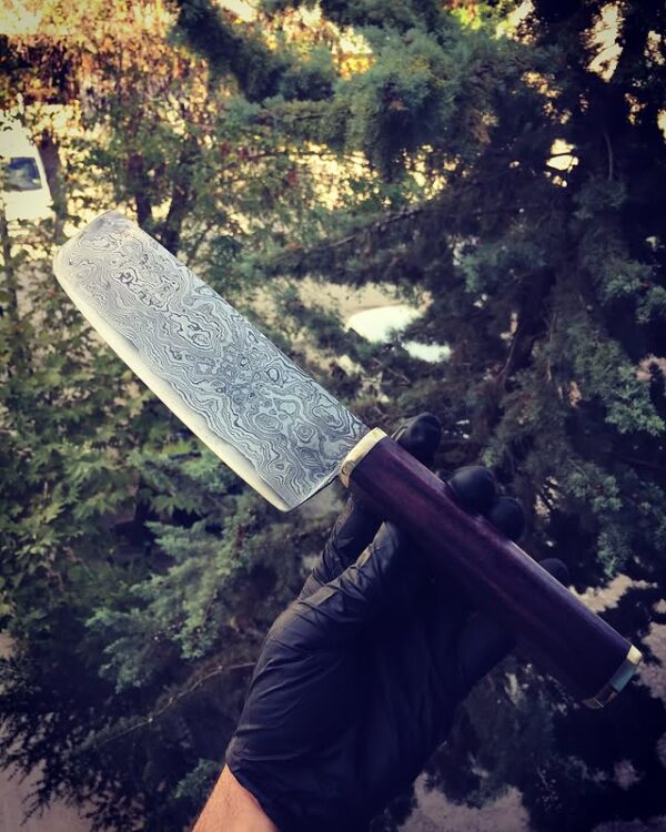 Damaskus Nakiri Mutfak Bıçağı