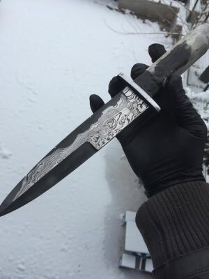 Koleksiyonluk Yüksek Katmanlı Damascus Bıçak