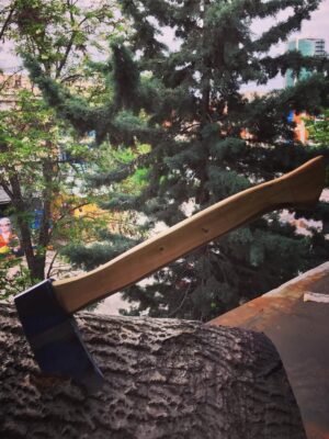 5160 Çelik Sıcak Dövme El Yapımı Balta