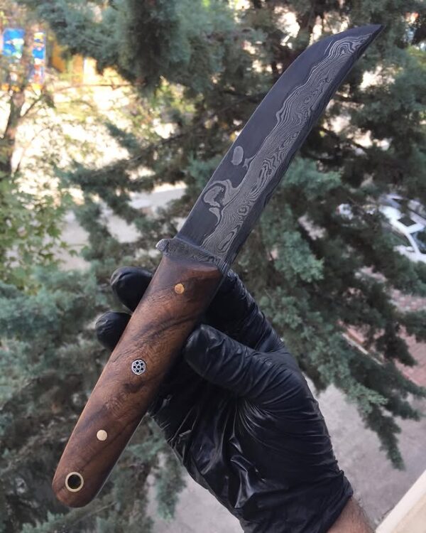 Özel Damascus Desenli Av Bıçağı