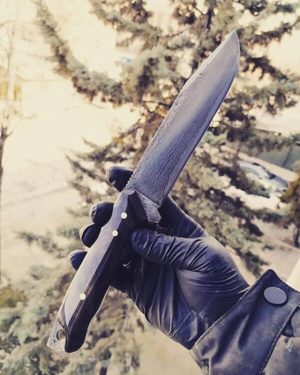 Özel Yapım Damascus Kamp Bıçağı